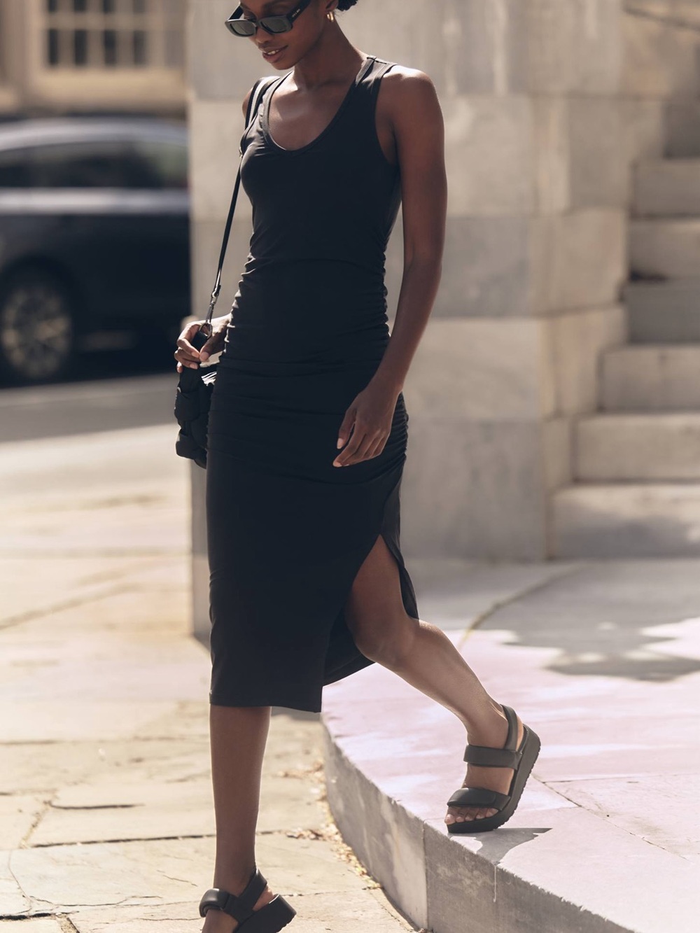 Beyond Yoga Fit the Mood Midi Dress